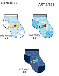 BOY'S SHORT SOCKS 3/351 Tellini S.r.l. Wholesale Clothing